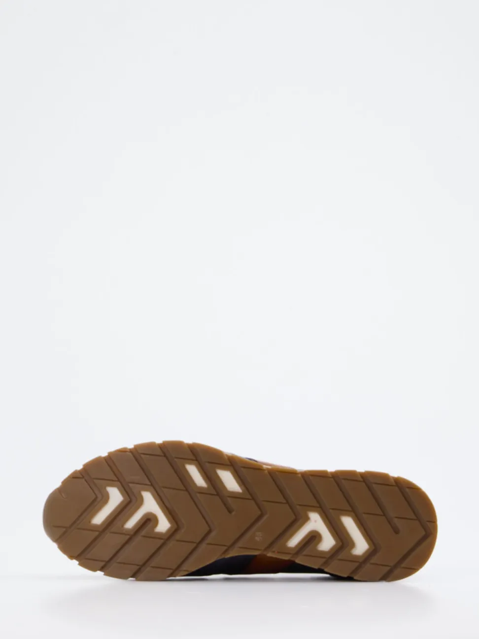 Daniel Kenneth – Sneaker aus Leder Dunkelblau Cognac
