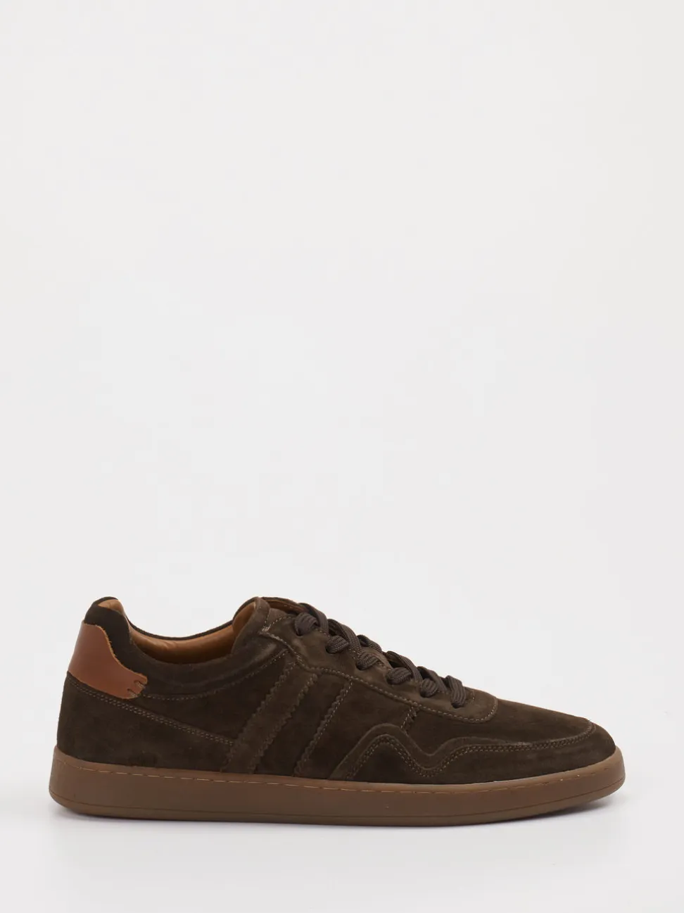 Daniel Kenneth – Sneaker aus Veloursleder Dunkelbraun