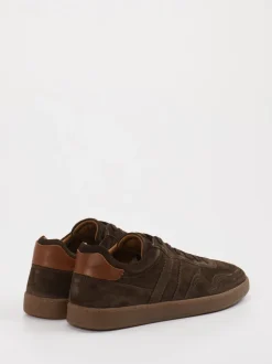 Daniel Kenneth – Sneaker aus Veloursleder Dunkelbraun