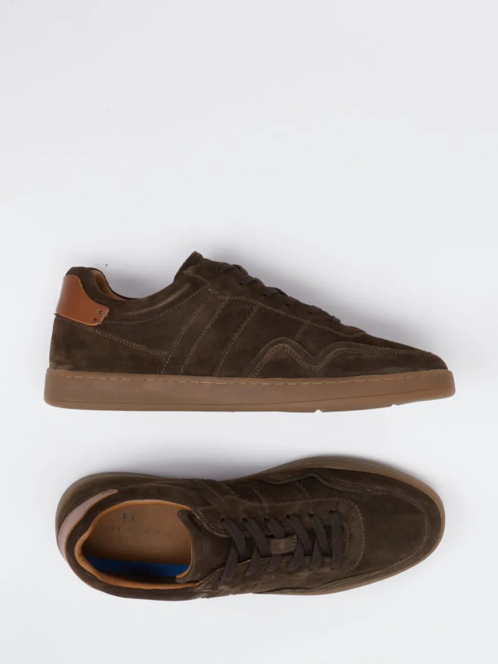 Daniel Kenneth – Sneaker aus Veloursleder Dunkelbraun