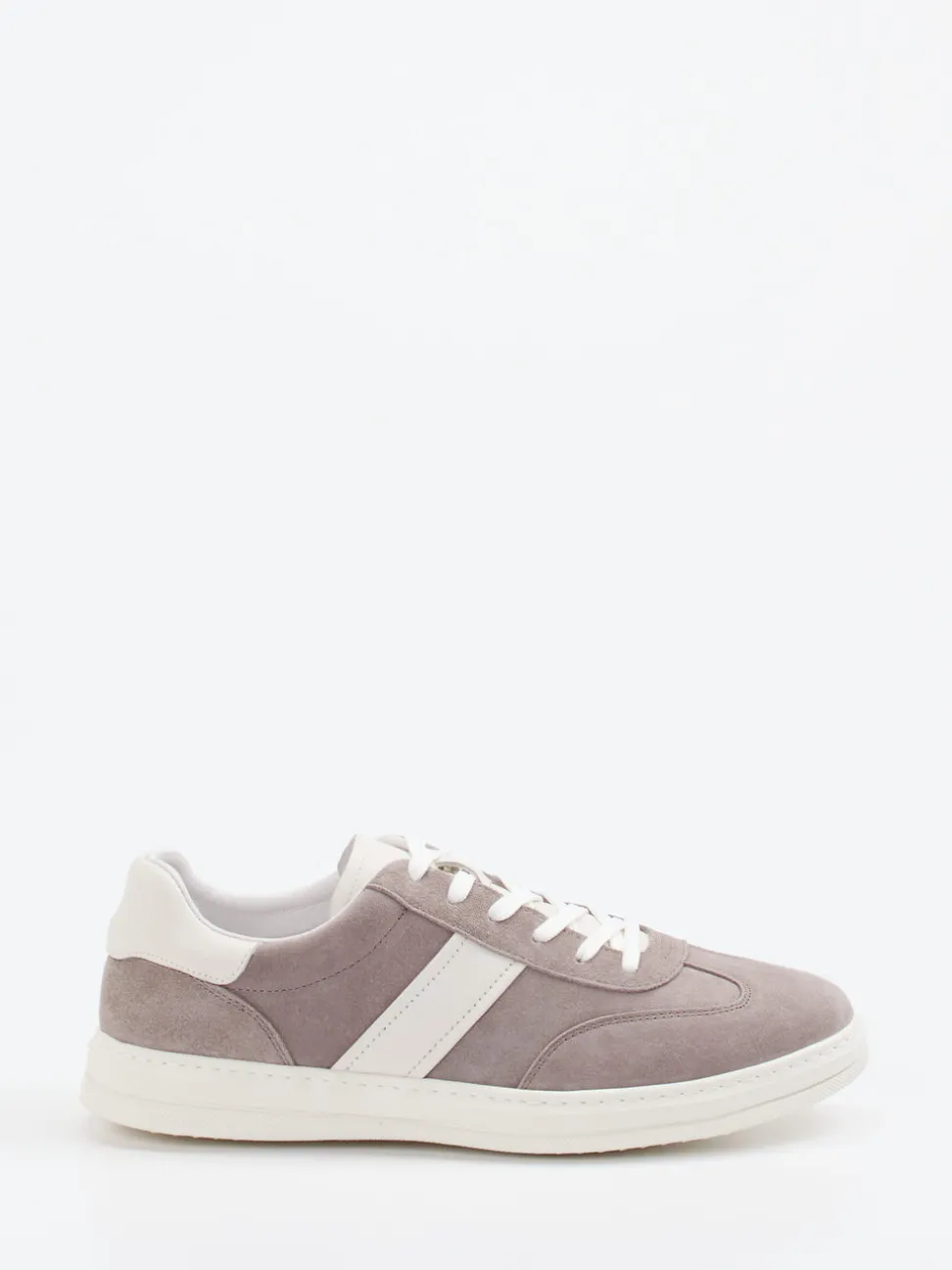 Daniel Kenneth – Sneaker aus Veloursleder taupe