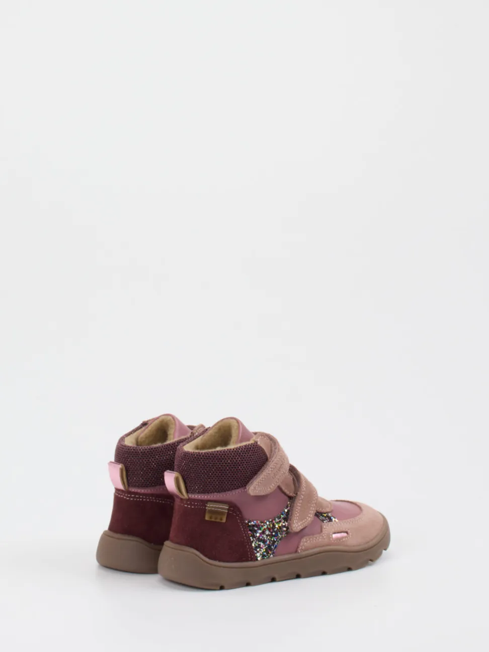 develab – High-Top Sneaker aus Kalbleder altrosa