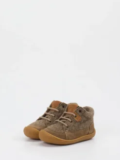 develab – Kinder-Boots aus Veloursleder und Wollfilz