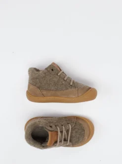 develab – Kinder-Boots aus Veloursleder und Wollfilz
