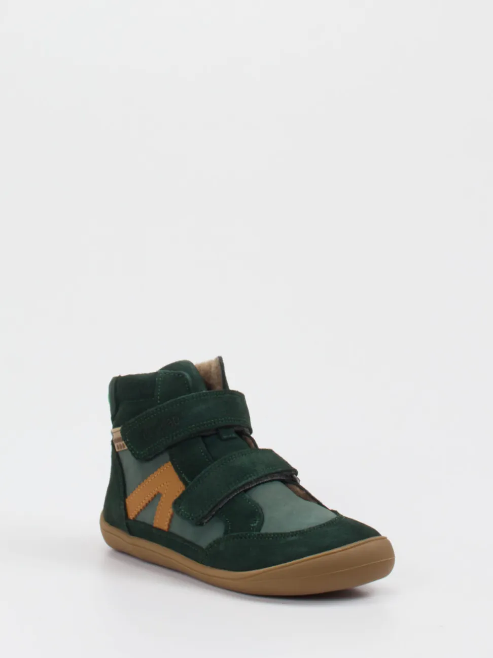 develab – Kinder-Halbschuh aus Veloursleder grün