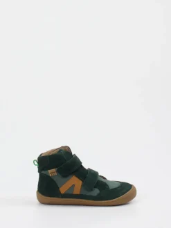 develab – Kinder-Halbschuh aus Veloursleder grün