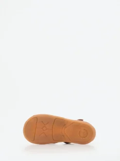 Develab – Kindersandalen aus geprägtem Leder roségold