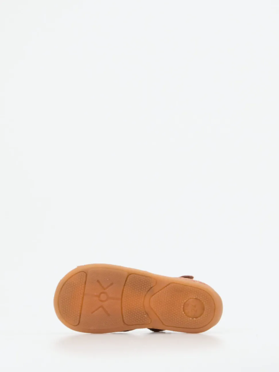 Develab – Kindersandalen aus geprägtem Leder roségold
