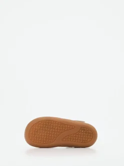 develab – Kindersandalen aus Veloursleder beige