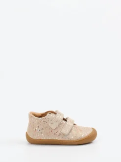 develab – Lauflernschuhe aus Leder mit Glitzerpunkten