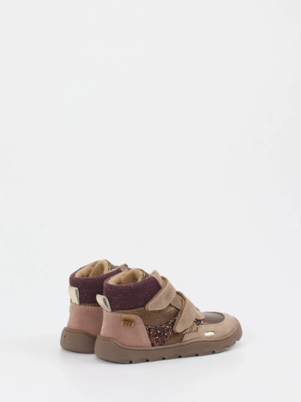 develab – Mid-Cut Sneaker aus Veloursleder braun