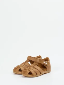 develab – Sandalen aus Kalbleder cognacbraun