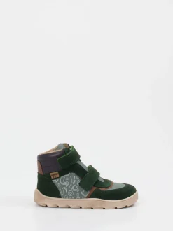 develab – Winter-Sneaker aus Kalbleder tannengrün