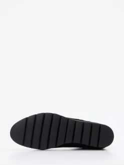 Di Lauro – Ankle Boots aus Veloursleder schwarz