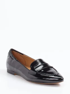 Di Lauro – Loafer aus Lackleder schwarz glänzend