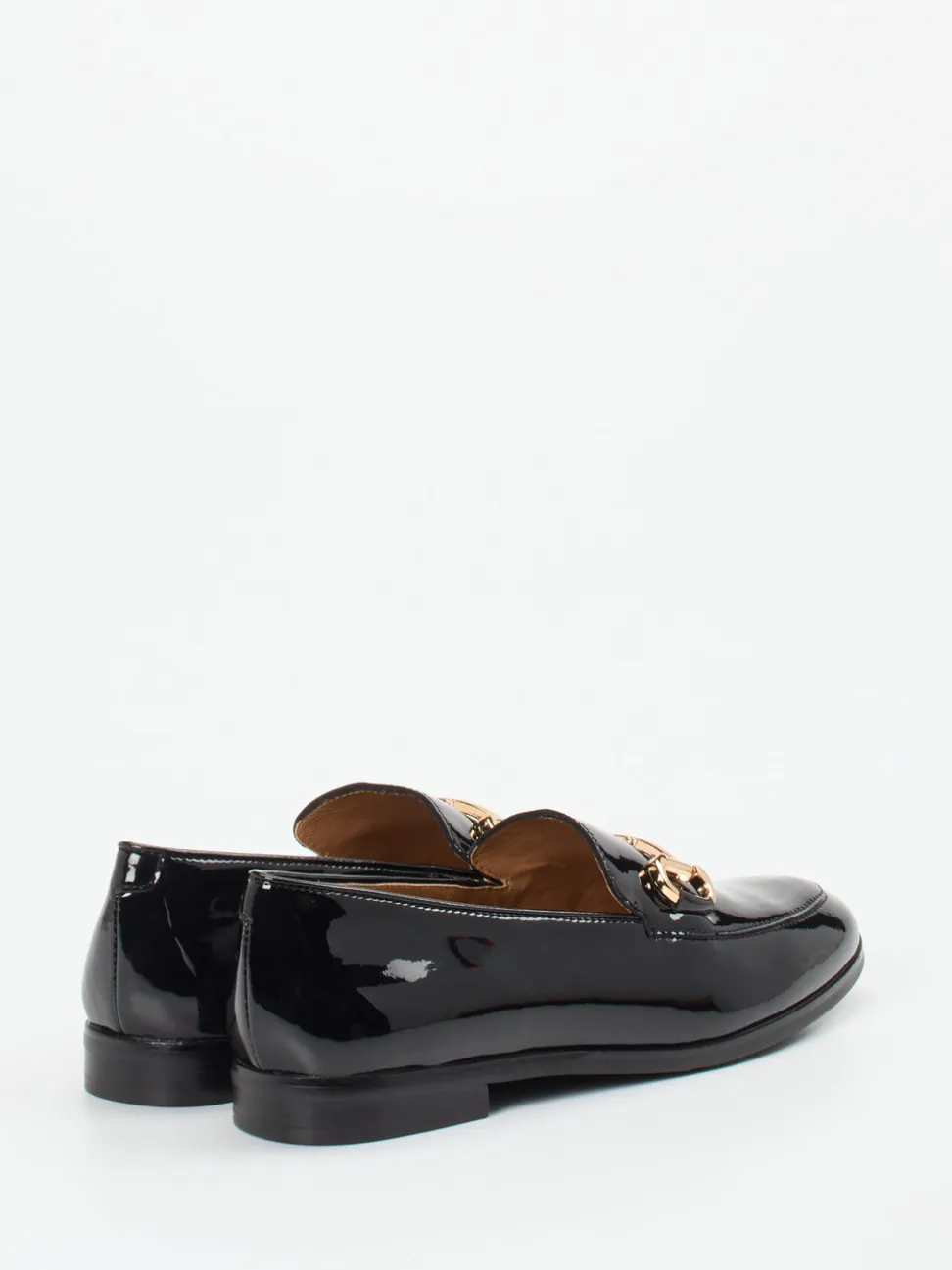 Di Lauro – Loafer aus Lackleder Schwarz