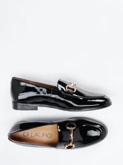Di Lauro – Loafer aus Lackleder Schwarz
