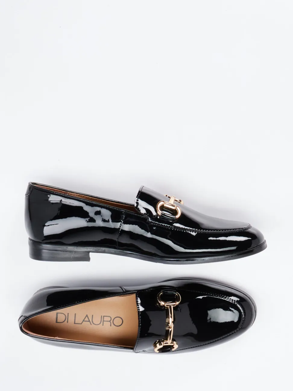 Di Lauro – Loafer aus Lackleder Schwarz