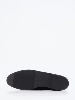 Di Lauro – Loafer aus Veloursleder Dunkelblau