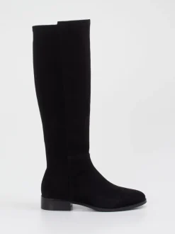 Di Lauro – Stiefel aus Veloursleder schwarz