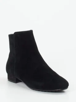 Di Lauro – Stiefelette aus Veloursleder schwarz