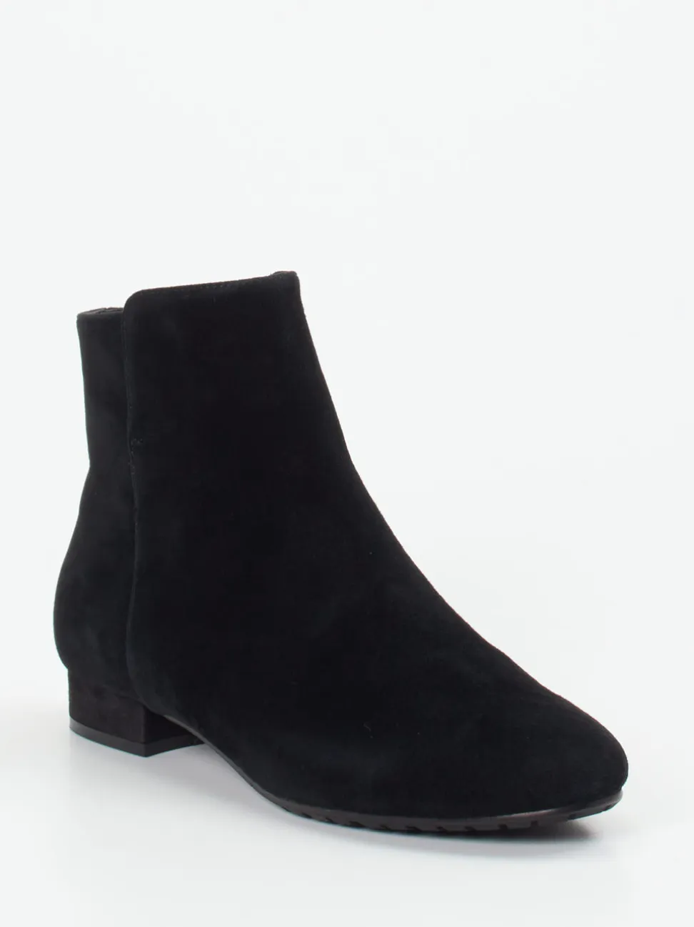 Di Lauro – Stiefelette aus Veloursleder schwarz
