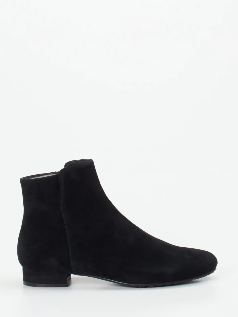 Di Lauro – Stiefelette aus Veloursleder schwarz