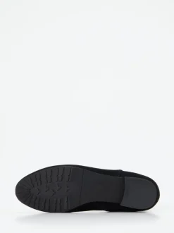 Di Lauro – Stiefelette aus Veloursleder schwarz