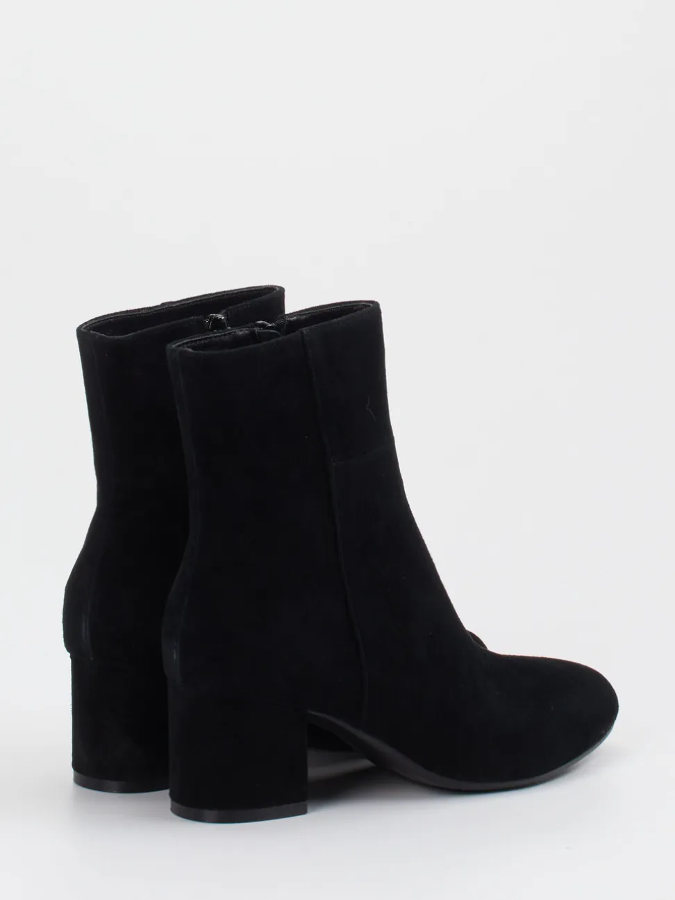 Di Lauro – Stiefelette aus Veloursleder schwarz
