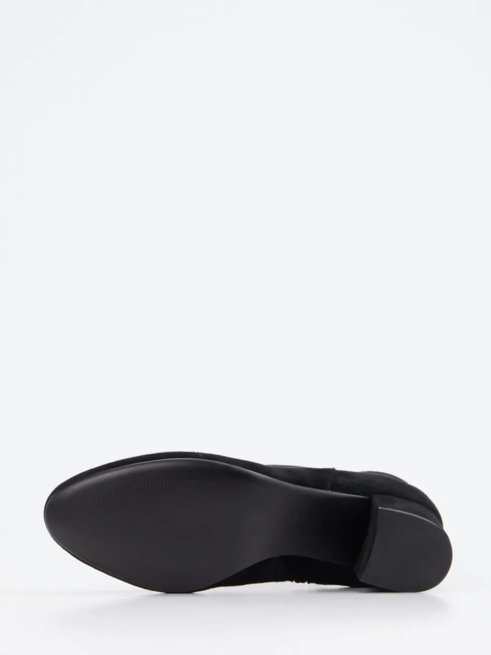 Di Lauro – Stiefelette aus Veloursleder schwarz