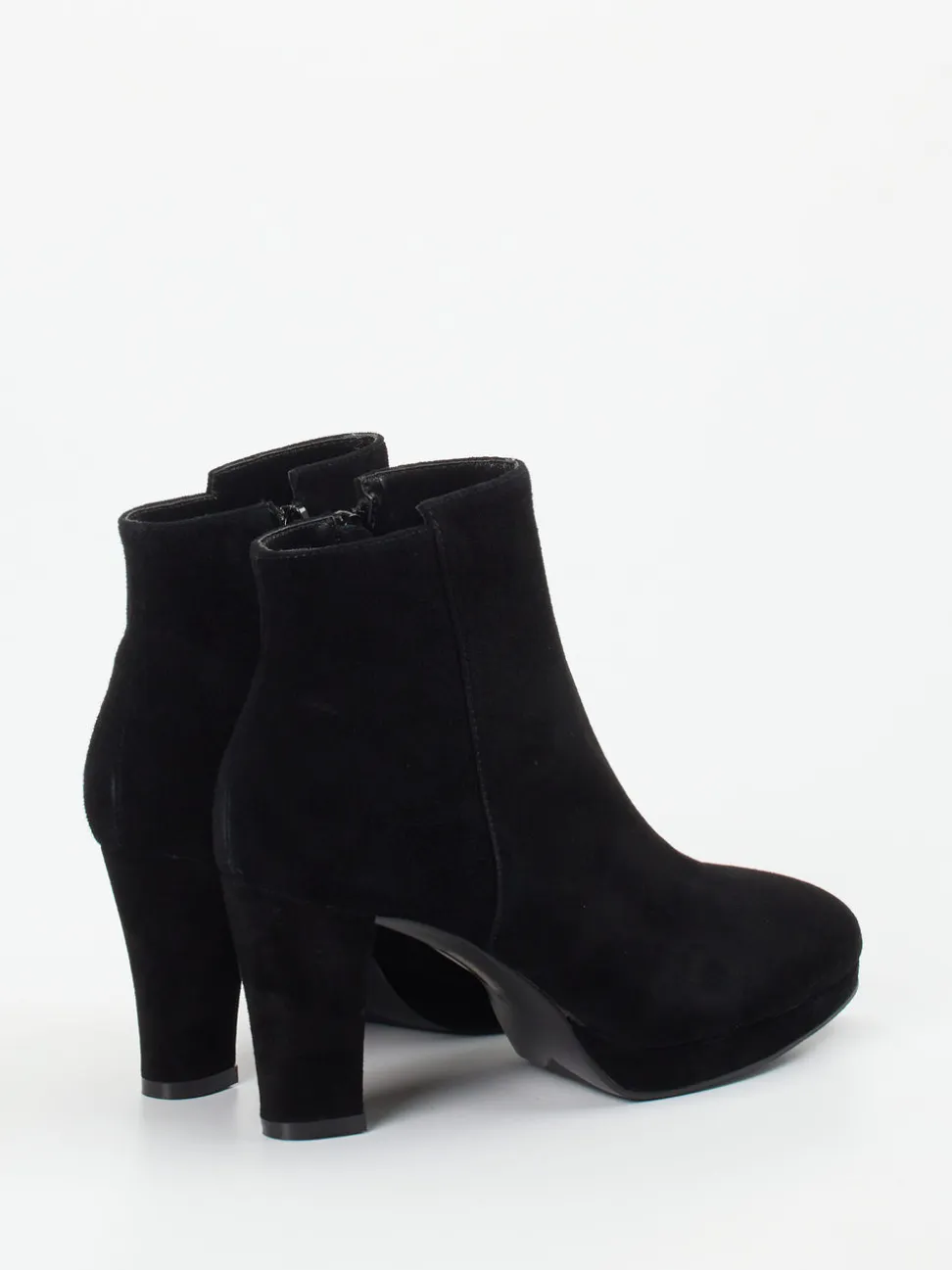 Di Lauro – Stiefeletten aus Veloursleder Schwarz