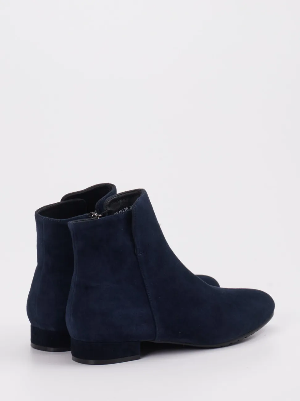 Di Lauro – Stiefeletten aus Veloursleder Dunkelblau