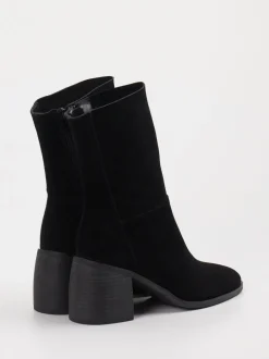 Di Lauro – Stiefeletten aus Veloursleder schwarz