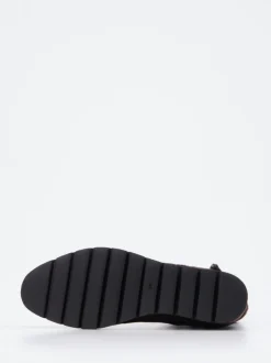 Di Lauro – Stiefeletten aus Veloursleder Dunkelbraun
