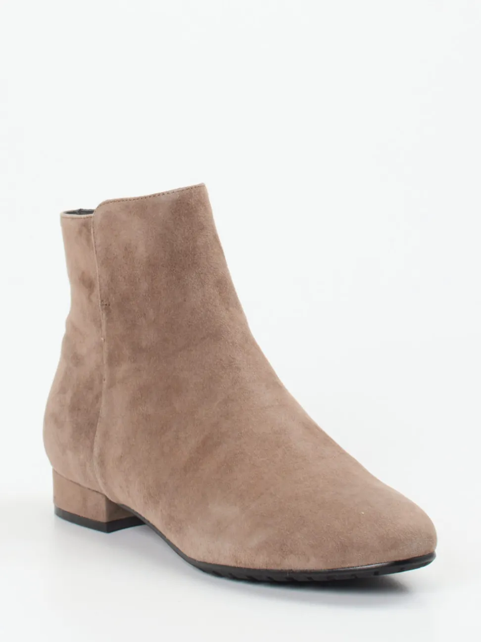 Di Lauro – Stiefeletten aus Veloursleder taupe
