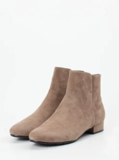 Di Lauro – Stiefeletten aus Veloursleder taupe