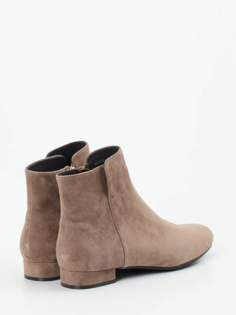 Di Lauro – Stiefeletten aus Veloursleder taupe