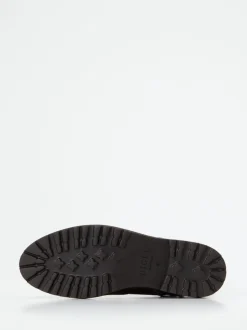 Digel – Brogue-Boots aus Kalbleder dunkelbraun
