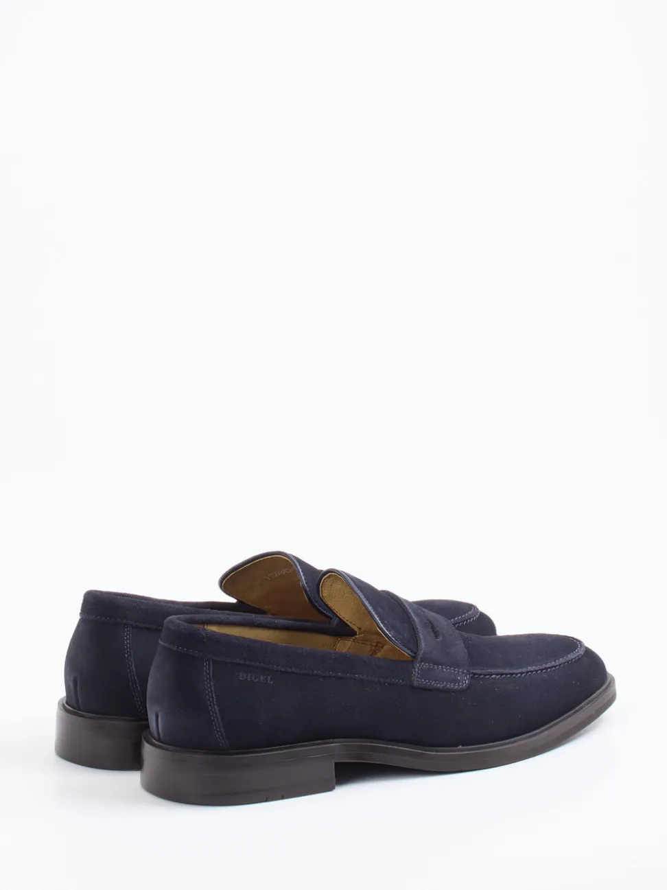 Digel – Loafer aus Veloursleder Dunkelblau