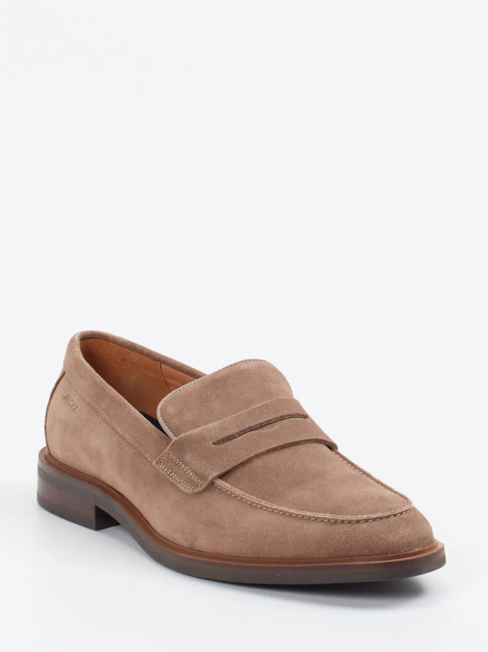 Digel – Loafer aus Veloursleder sandbeige
