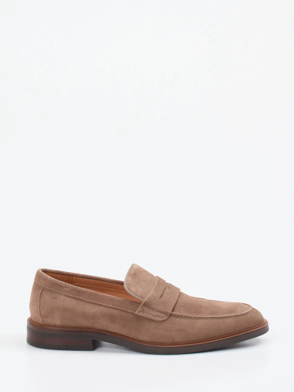 Digel – Loafer aus Veloursleder sandbeige
