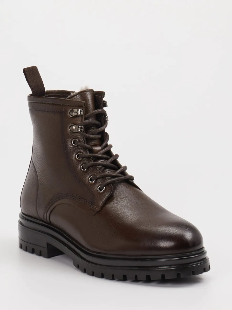 Digel – Schnürboots aus Leder dunkelbraun