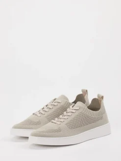Digel – Sneaker aus Textil in Beigegrau