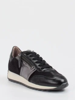 DL Sport – Sneaker aus Kalbleder mit Metallic-Details