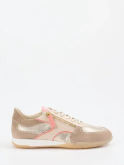 DL Sport – Sneaker aus Kalbleder mit Metallic-Finish