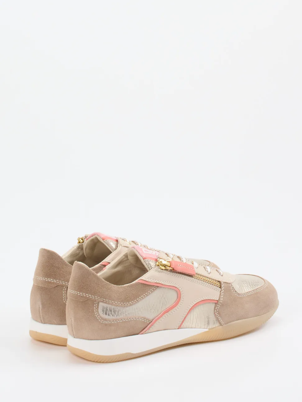 DL Sport – Sneaker aus Kalbleder mit Metallic-Finish