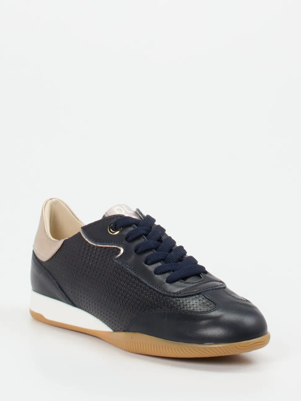 DL Sport – Sneaker aus Kalbleder Dunkelblau