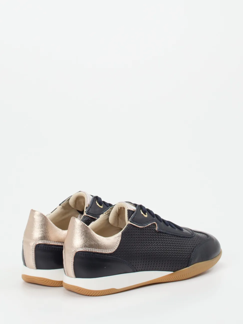 DL Sport – Sneaker aus Kalbleder Dunkelblau