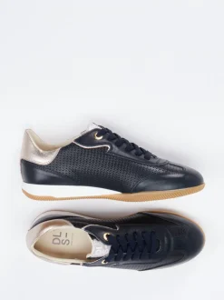 DL Sport – Sneaker aus Kalbleder Dunkelblau
