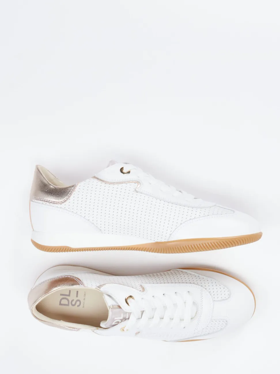 DL Sport – Sneaker aus Kalbleder in Weiß